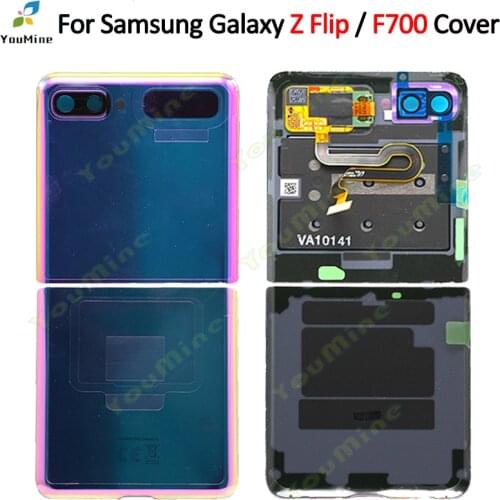 Original quality for Samsung Galaxy Z Flip back housing with flex cable for Samsung Galaxy Z Flip F700 SM-F700F/DS back cover