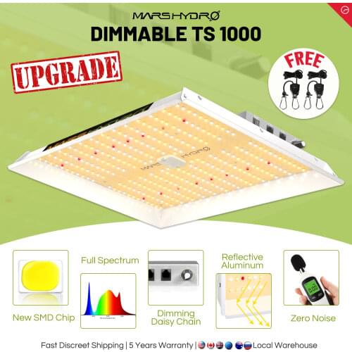 Mars Hydro TS 1000W Full Spectrum LED Grow Light Sunlike Dimmable Lamp for Hydroponics Indoor Veg Flower