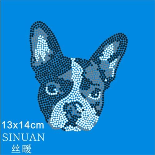 SINUAN Rhinestone Transfer Hot-Fix Diamond Crystal Motifs Rhinestones Crystal Decoration Iron-On Garment Glass Beads For Clothes