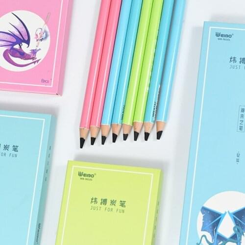 Carbon Pen Highlight Pencil Sketch Charcoal Pencils Set Art Painting Supplies Hand-painted Soft Medium Hard Carbon Pens