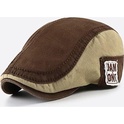 Adult Mens Washed Cotton Retro Berets Snapback Cap Male Bone Dads Hats New Autumn Adjustable Size Casual Brands Sports Caps