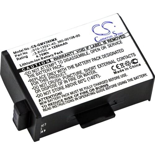 Cameron Sino Camera Replacement Li-ion Battery 1250mAh For 010-12521-40 VSN Mobil Virb 360 Free Tools