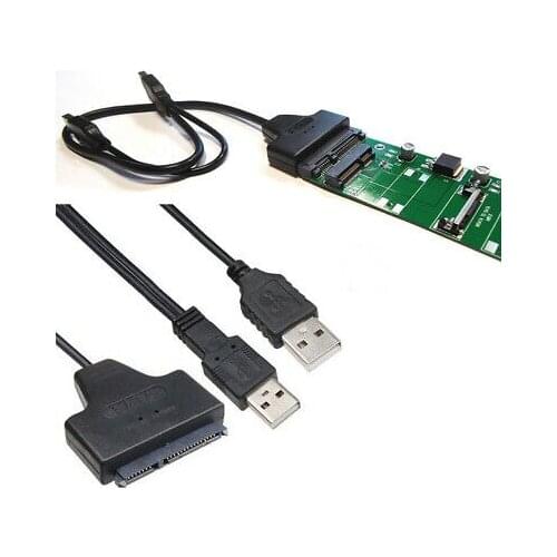 22Pin USB 2.0 7 + 15 Pin SATA Cable 2,5 Adapter HDD Hard Disk Drive vu 99 S0343 sent from Italy