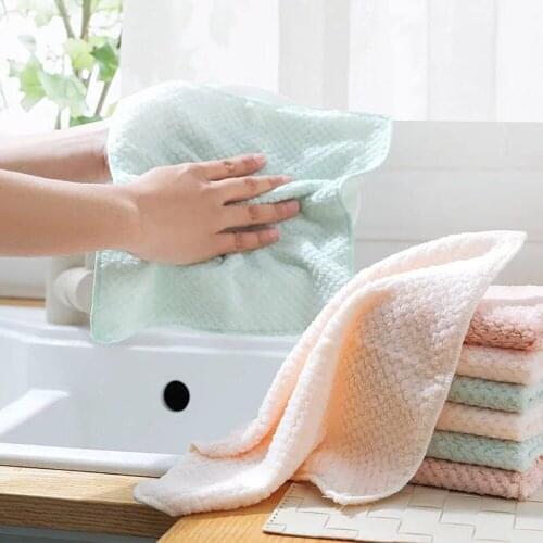 3Set Super Absorbent Microfiber kitchen dish Cloth High-efficiency tableware Household Cleaning Towel Bathroom kitchen Gadgets