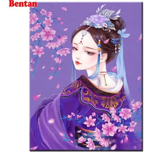 5d Diy diamond painting Classical oriental beauty 3d picture square diamond embroidery rhinestone painting diamond mosaic decor