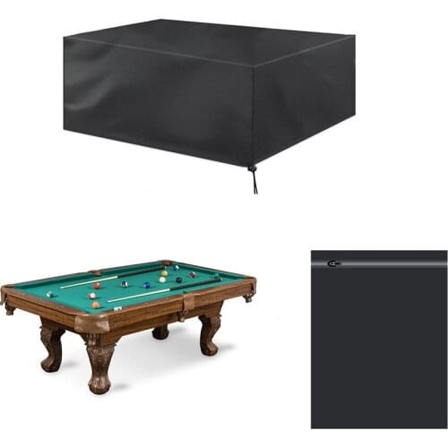 7/8/9 Foot Billiard Table Dust Cover Waterproof Covers 210D Oxford Cloth Billiard Pool Table Cover Table Full Protection