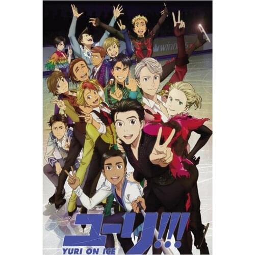 Diamond Painting 5D DIY Diamond Embroidery Anime YURI!!! on Ice Posters Japanese Anime Rhinestone Picture Home Decor