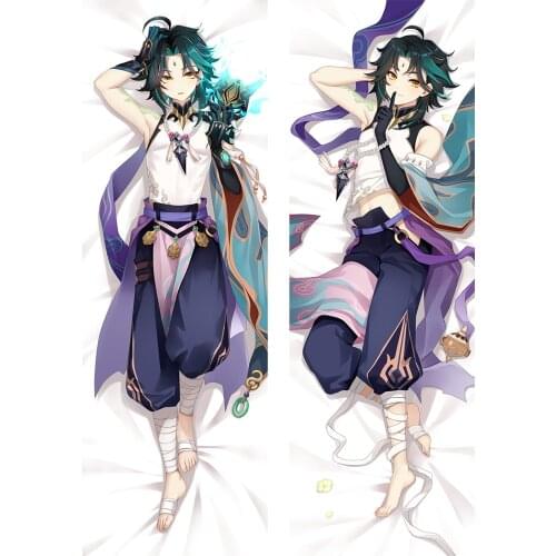 Anime JK Genshin Impact Xiao Dakimakura Body Pillow Cover Case Hugging Pillow
