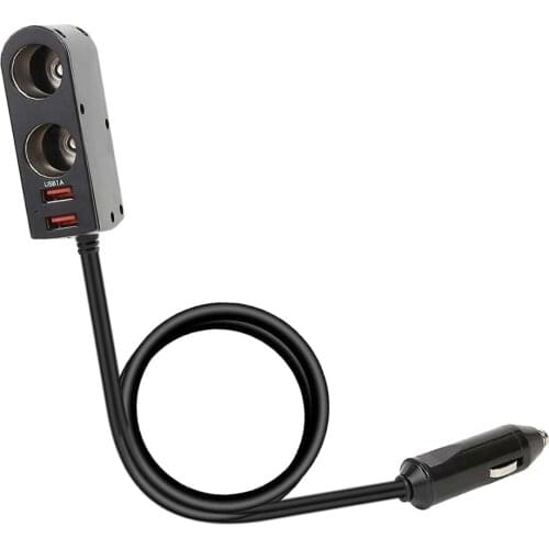 Car Charger 12V Quick Charge Dual USB Port Lighter Adapter