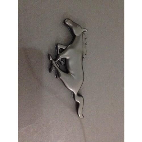 Car Badge For Mustang Pony GT 1994-2004 ABS Plastic matte Sticker Running Horse Head Logo Emblem