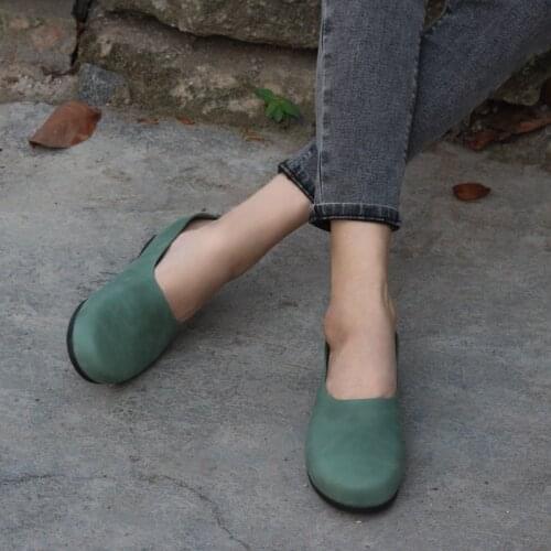 Womens Shoes Slip on Ballet Flats Foldable Ladies Ballerina Shoe Girls Dress Flat Shoes Genuine Leather Shoes Women