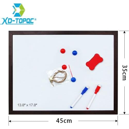 XINDI 35*45cm 10 Colors Whiteboard MDF Frame White Board New Magnetic Writing Boards Message Dry Erase With Free Shipping WB24