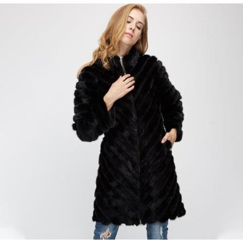 KRASOTA Black Fur Coats