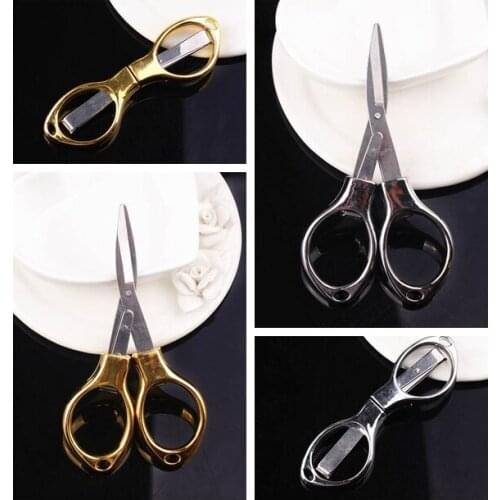 Multi-Purpose Household Scissors For Travel DIY Student Office Scissor School Stationary Special Portable Mini Folding Scissors