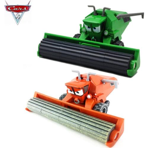 Disney Pixar Cars 2 2 Style Frank Harvester Color Brown And Green 1:55 Metal Diecast Mcqueen Boys Toys Cars As Christmas Gifts