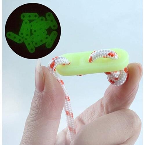 10pcs Tent Rope Fastener Guy Line Tensioner Camping Awning Rope Adjuster Camping Tent Accessories