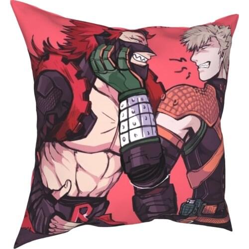 My Hero Academia Bakugo Katsuki Pillowcase Printing Polyester Cushion Cover Decoration Pillow Case Cover Seater Zipper 40X40cm