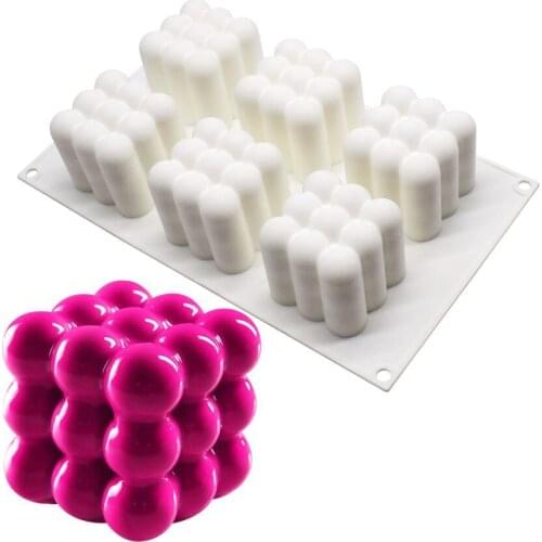 2020 New 6 Magic Ball Mousse Shape Cake Mold Ball Sphere Silicone Mold for Chocolate Dessert Mould DIY Decorating Cake Molds