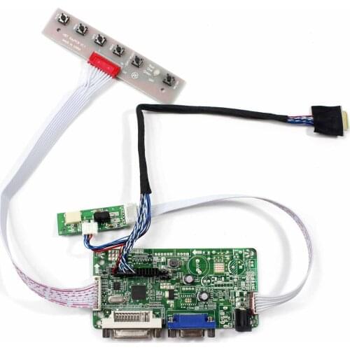 DVI+VGA LCD Controller Board RT2281 Work For 13.3inch 1280X800 LTN133AT09 N133IGE LP133WX2 LCD Screen
