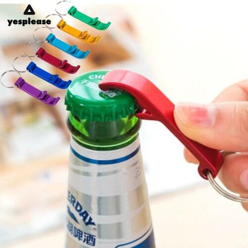 Portable Key Ring Chain Keyring Bottle Opener Keychain Metal Beer Bar Tool Claw Gift Unique Creative Gift
