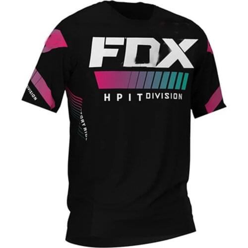 Motorcycle Mountain Bike Team Downhill Jersey MTB Offroad DH Fxr Bicycle Locomotive Shirt Cross Country Mountain Hpit Fox Jersey