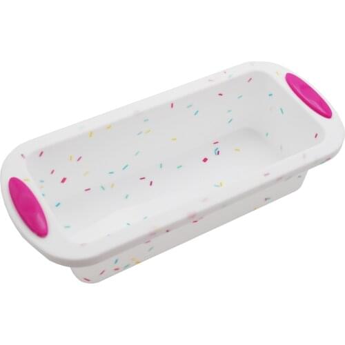 Silicone toast bread mold Two-color toast cake mold Oven baking Rectangular silicone mold baking accessories silicone cupcake