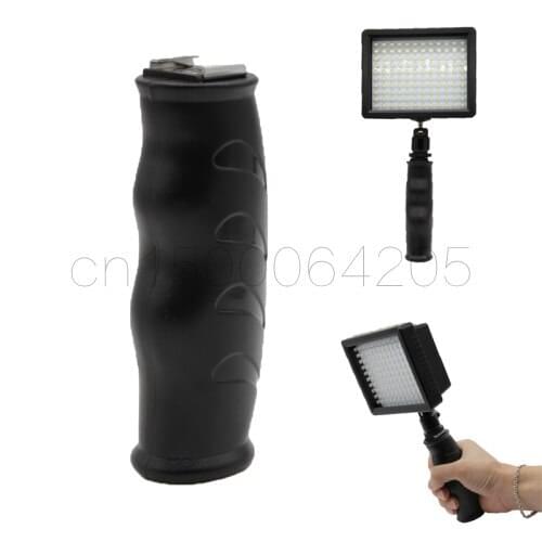 LED Flash Light Bracket Hot/Cold Shoe Mount Handle Grip for DSLR DV Camera Movie