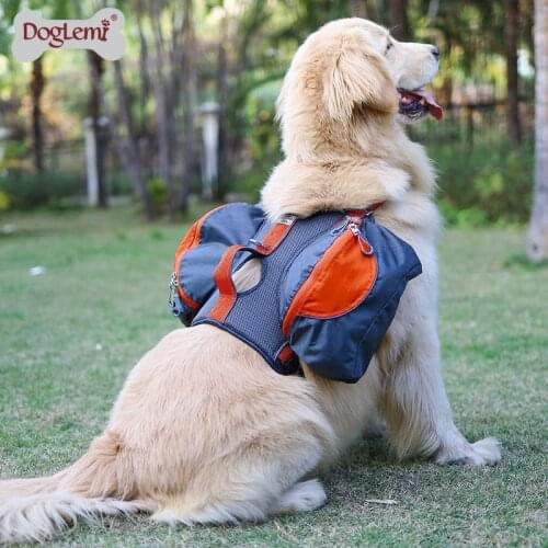 Ultra-Light Fashion Portable Pet Outdoor Self Backpack Dog Double Bag Carry Bag Medium And Large Dog Outing Bag Travel Bag