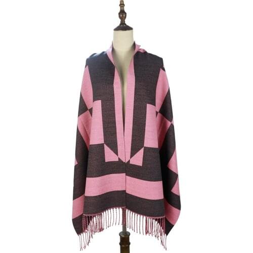 Womens Winter Thick Shawls Pashmina Stole Wraps Long 290g Fashion Scarfs