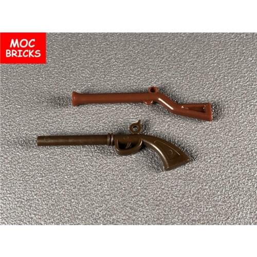 10pcs/lot MOC Bricks Weapon Pirate Flintlock Musket Imperial 2561 Educational Building Blocks DIY Toys for children Xmas gifts