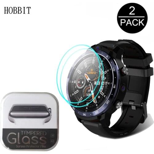 2PCS 2.5D HD Clear Scratch Resistant Guard Glass For LEMFO LEM12 PRO Smart Watch Screen Protector Tempered Glass Easy To Install