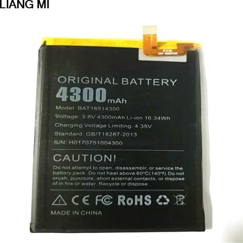 4300mAh BAT16514300 cell phone Battery for Doogee Y6 Max Batteries with Repair Machine Tools and stander