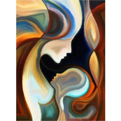 Diamond Painting Abstract Woman DIY Crafts Canvas Mothers Day Embroidery Picture Self-confidence for Living Room