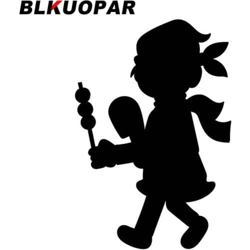 BLKUOPAR for Chef Assistant Is Bringing Satay And Ice Cream Car Stickers Occlusion Scratch Decals Waterproof Motorcycle Decor