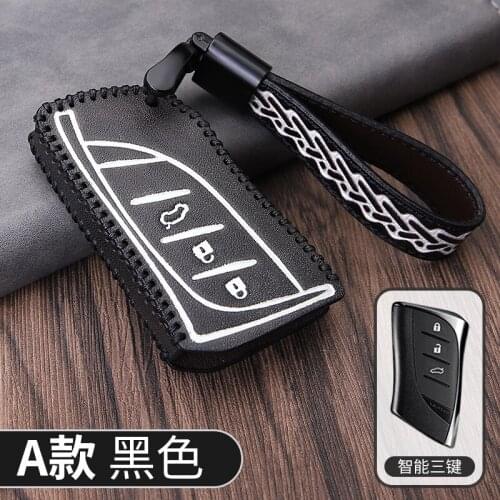 Retro style genuine leather Car Key Case Cover For Lexus Es200 Rx300 Es300h NX Ct200h