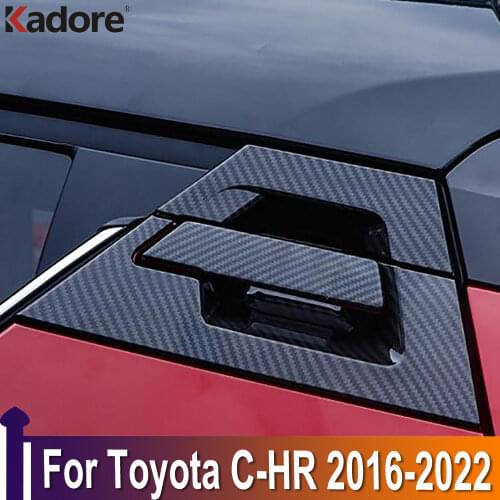 For Toyota C-HR CHR 2019 2018 2017 2016 Chrome Rear Back Door Handle Catch Trim Cover+Side Handles Bowl Cup Moulding Accessories