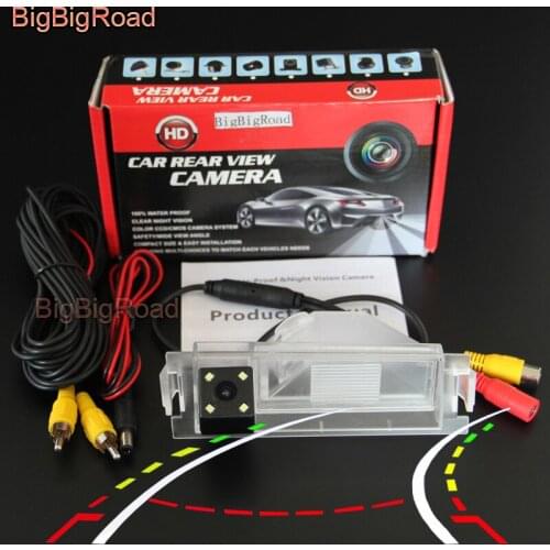 BigBigRoad Car Intelligent Dynamic Track Rear View Camera Backup Reversing Camera For KIA Spectra K3 Cerato Forte Coupe Shuma
