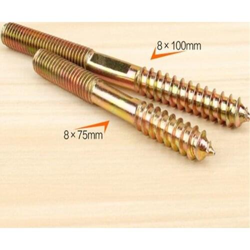 Double-Headed Screw Set Household Furniture Decoration Connection Piece Bolt Nut Self-Tapping Screw Screw Screw Stud