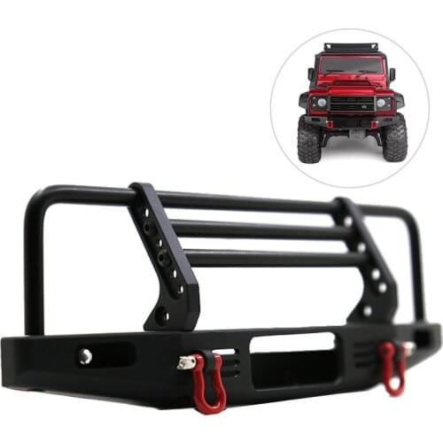 NEW high quality Adjustable Metal Front Bumper for 1/10 RC Crawler Traxxas TRX4 Defender Axial SCX10 SCX10 II 90046 90047
