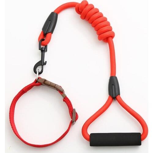 Pet Dog Cat Collar and Leash Set Nylon Adjustable Collar Dog Training Leash Set Pet Supplies Traction Rope for Medium Large Dogs