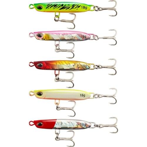 Pencil lure 8g 12g 15g 18g Metal Cast Jig Spoon Shore Casting Jigging Fish Sea Bass Fishing Lure Artificial Bait Tackle