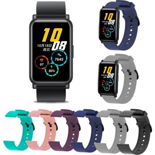 For Huawei Honor Watch ES Silicone Strap Sport Bracelet Watchband For Amazfit Bip U / GTS 2 / Bip S / Neo / 20mm Wrist Straps