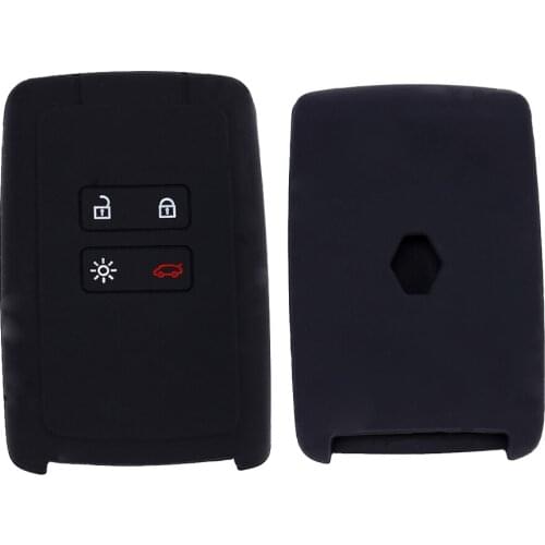 Car Key Case Cover Silicone For Renault Koleos Kadjar Scenic 4 Megane Sandero Talisman Captur Espace Clio For Samsung QM5 QM6