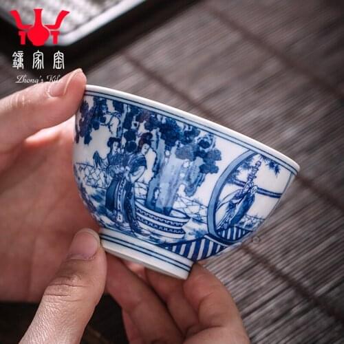 Masters cup of Zhongjia kiln Jingdezhen ceramic tea cup tea cup