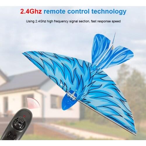 Three-Color Bionic Remote Control Bird Remote Control Flight Animals Toys Intelligent Bionic Flight Lighting Toys Children Adult