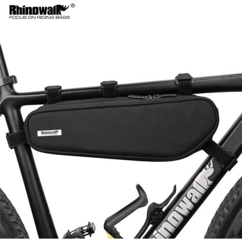 Rhinowalk Bike Frame Bag Triangle Bag Waterproof Front Tube Bicycle Bag Frame Road Bike Panniers Large Capacity Bag For Bicycle