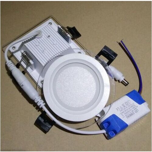 6W 12W 18W High quality indoor glass lamps aluminum alloy LED Downlight remote control colors and dimming AC85V-265V 50/60Hz