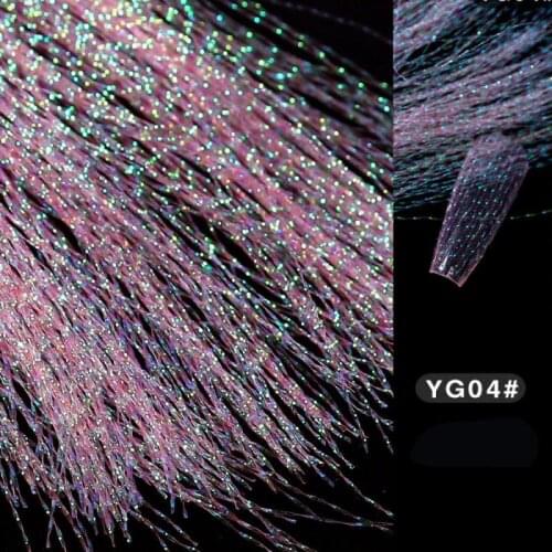 12 color Fluorescent Silk Nail Art Fiberglass Forms for Extension Nails Gel Tips Colorful DIY Manicure Tool Nail art Decoration