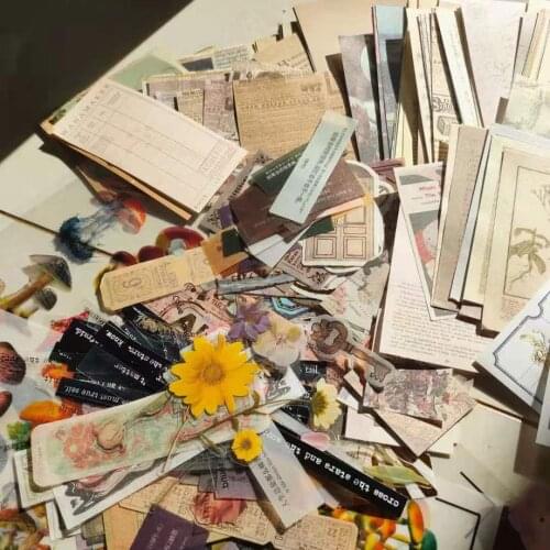 368 PCS Black White Striped English Vintage Flowers Decorative Stickers Material DIY Daily Planner Label Scrapbooking Stationery