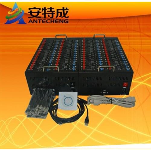 64 port modem pool voice advertising and bulk sms device